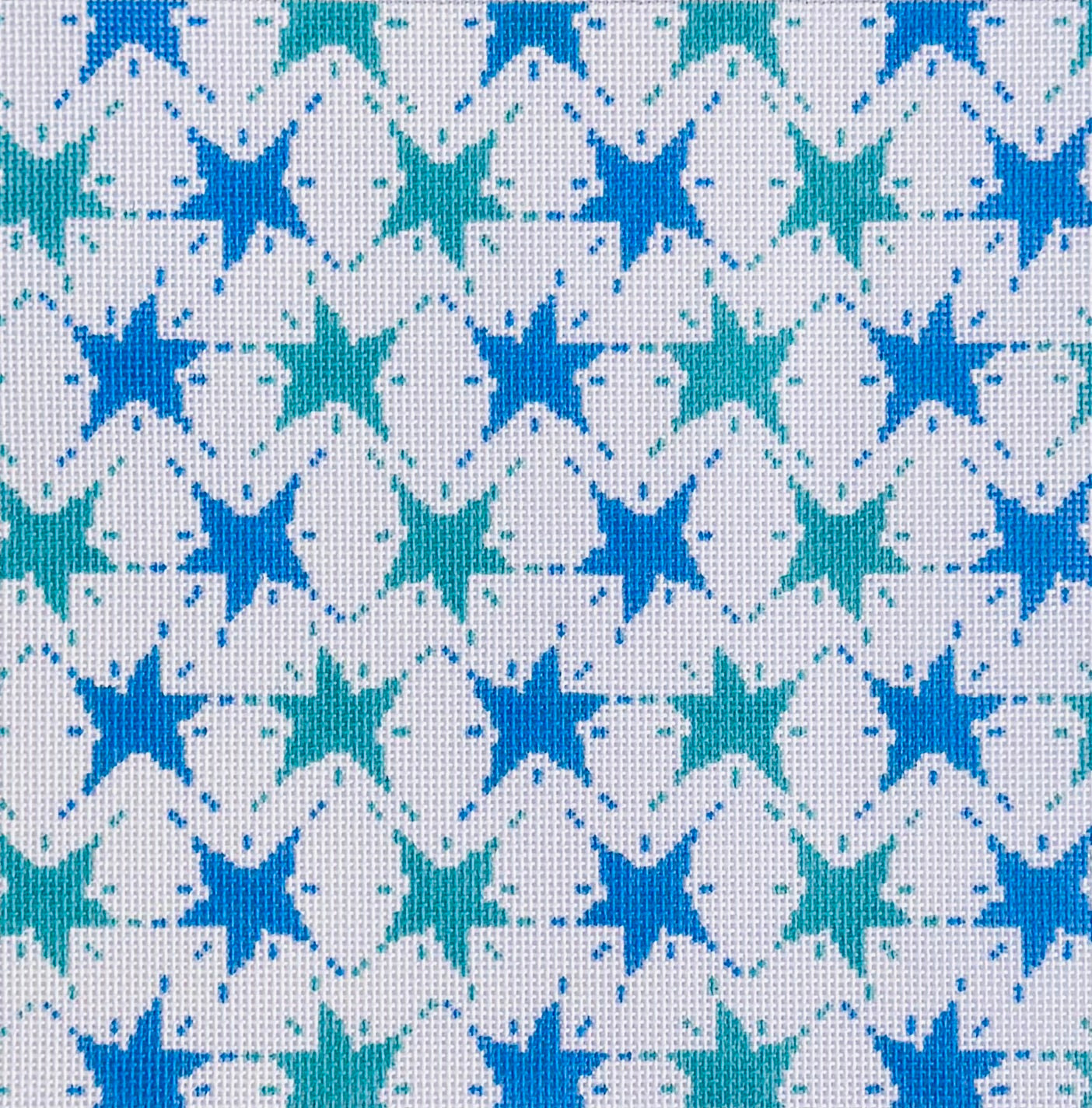 Blue Star Pillow