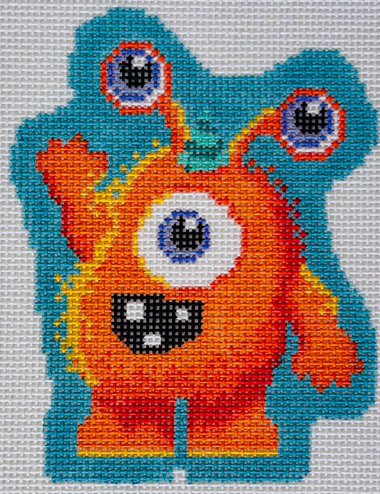 Squatty Orange Monster
