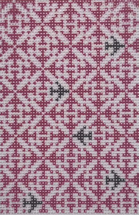 Passport Insert - Airplane Geometric Red