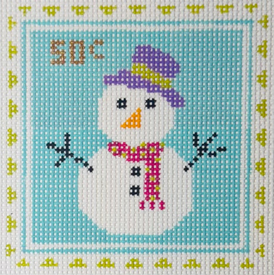 Stamp - Snowman