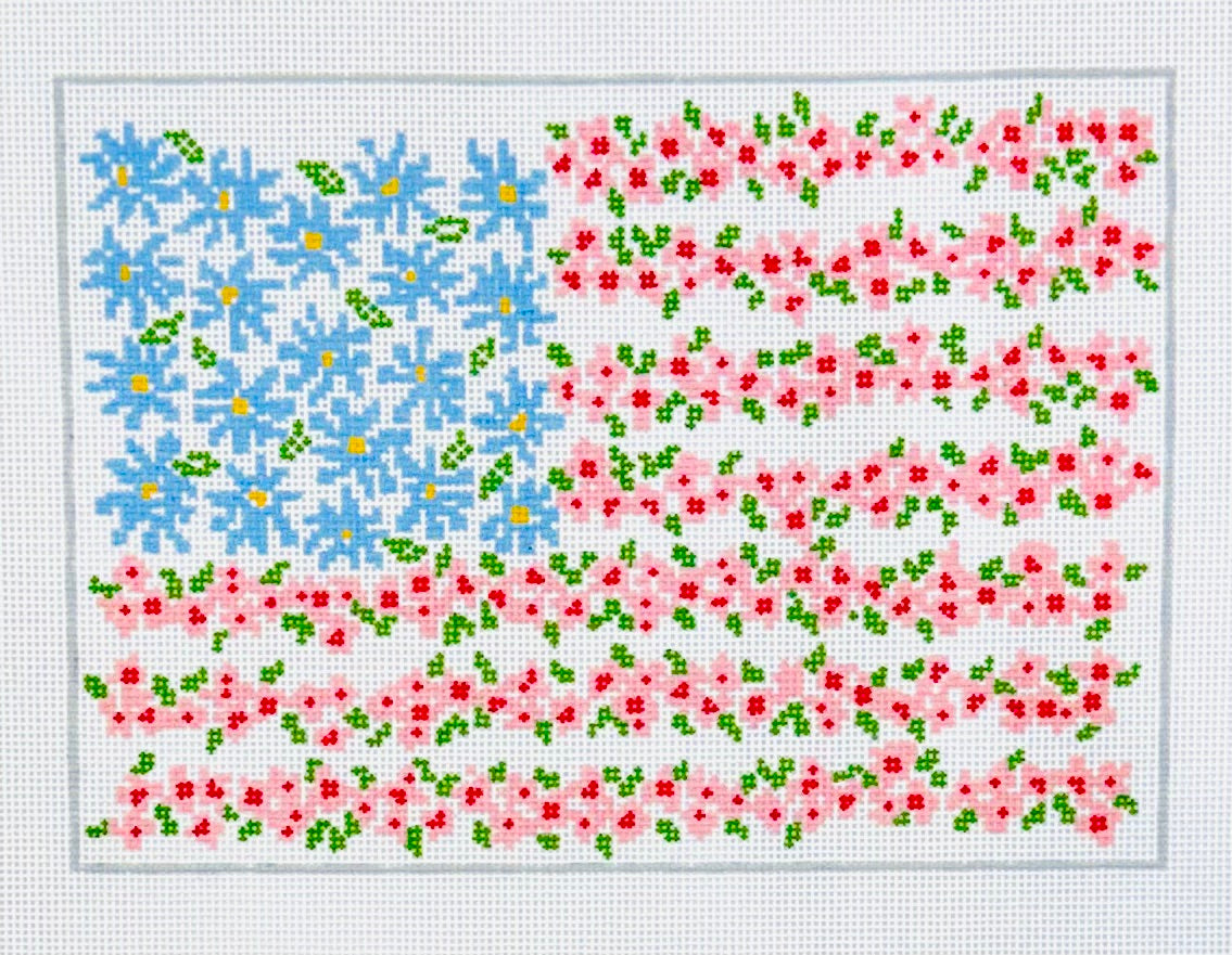 Memorial Day Flag Floral