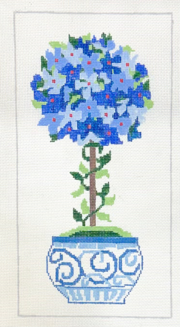 Blue Hydrangea Topiary