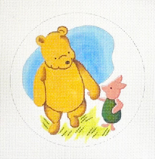 Pooh and Piglet Walking