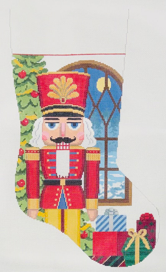 Stocking - Nutcracker in Window