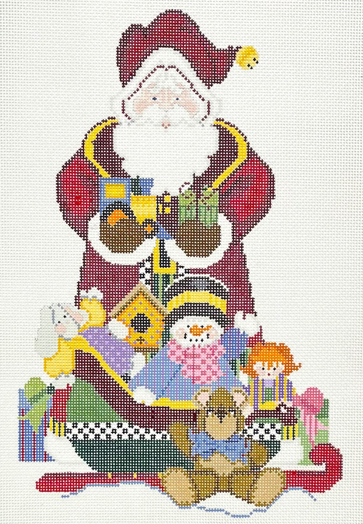 Santa with Toys and Sleigh