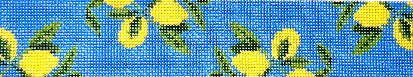 Lemons on Blue Key Fob