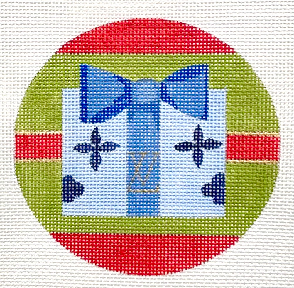 LV with Blue Present