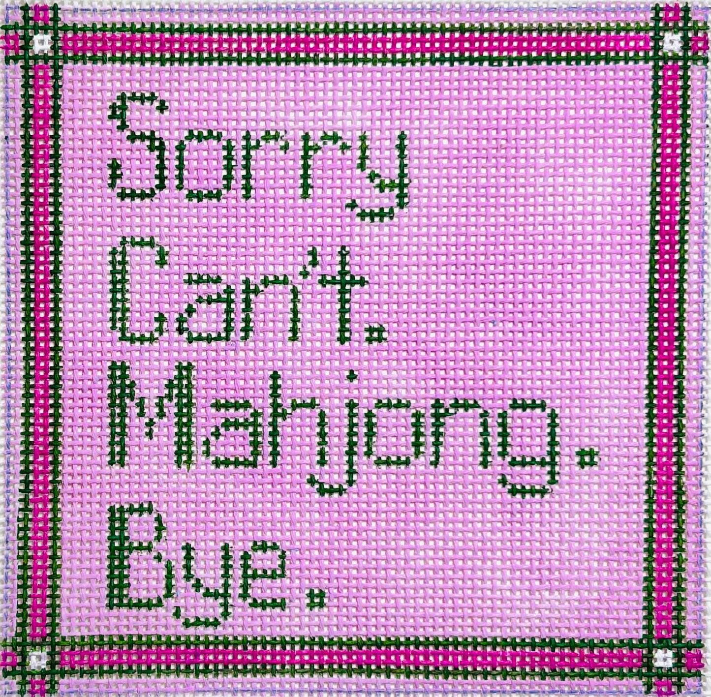 Sorry Can't. Mahjong. Bye.