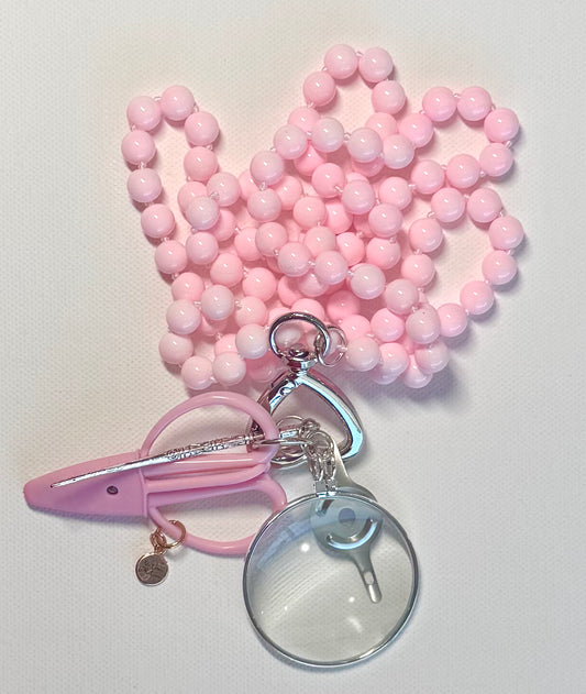 Chatelaine - Gemstone Bubble Gum Pink