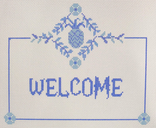 Welcome Blue with Pineapple
