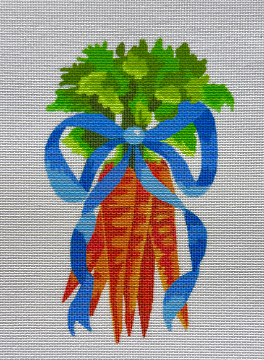 Carrots and a Blue Bow