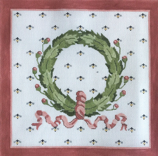 Wreath with Bees