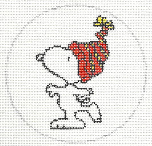 Snoopy in Stocking Cap