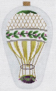 Mini Balloon - Gold Holly