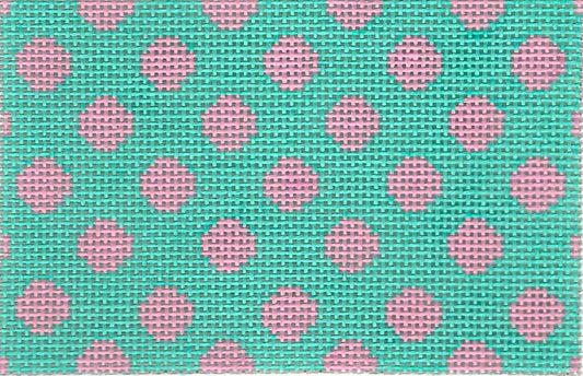 Insert - Turquoise with Pink Dots