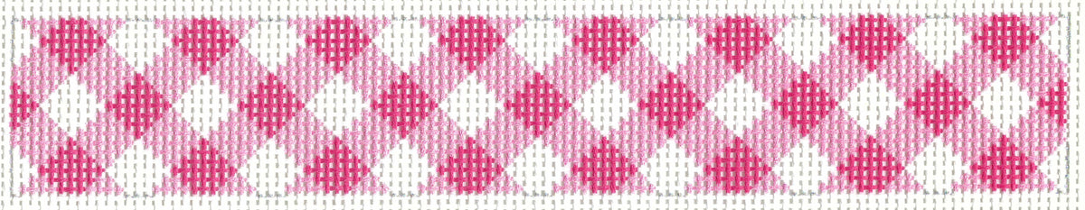 Key Fob - Pink Gingham
