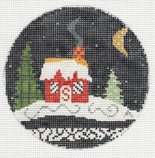 Snow Scene - Red House