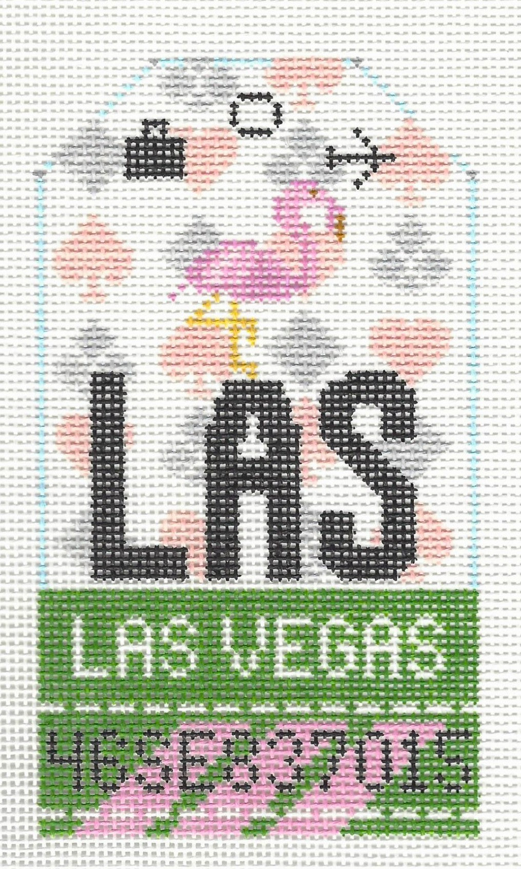 Las Vegas Retro Travel Tag