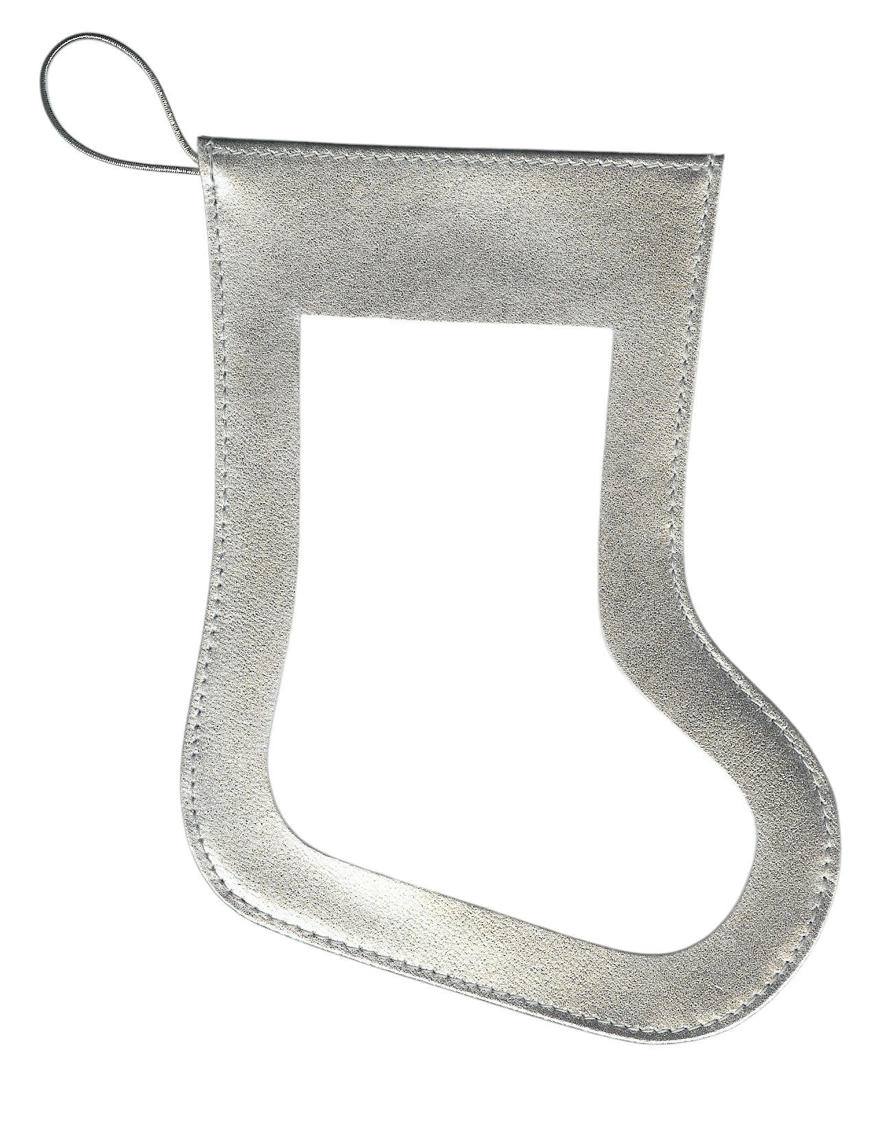 Stocking Ornament - Silver