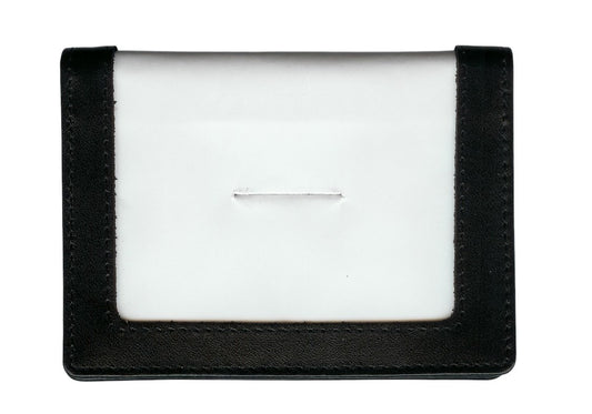 Lee's Needle Art leather credit card holder - black
