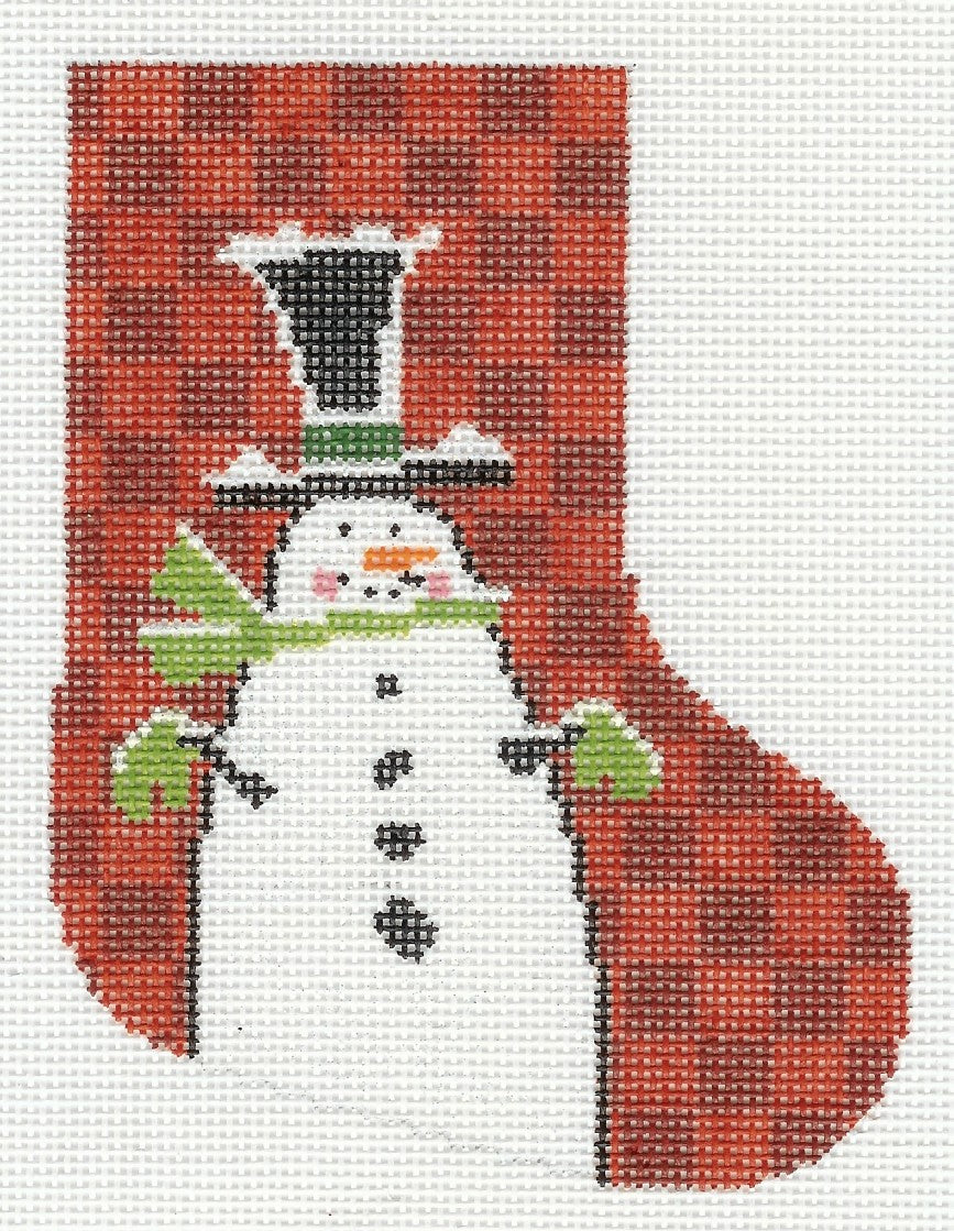 Stocking Insert - Check Snowman