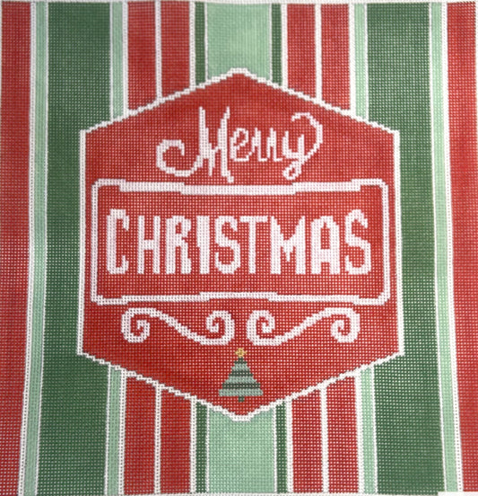 Merry Christmas on Stripes