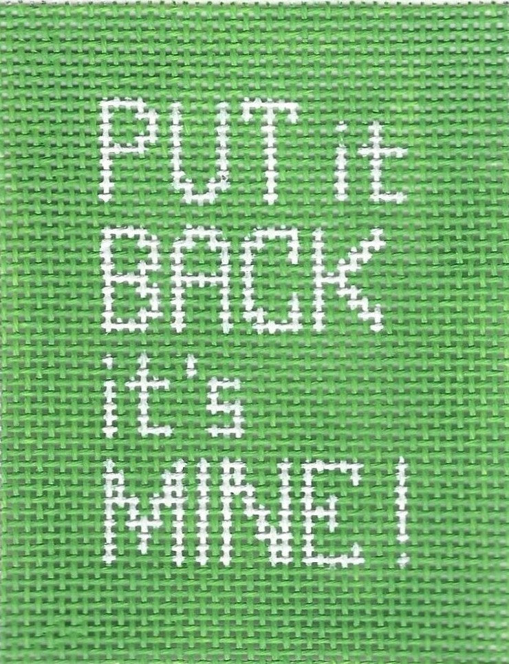 Put it Back It's Mine - Luggage Tag