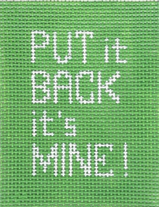 Put it Back It's Mine - Luggage Tag