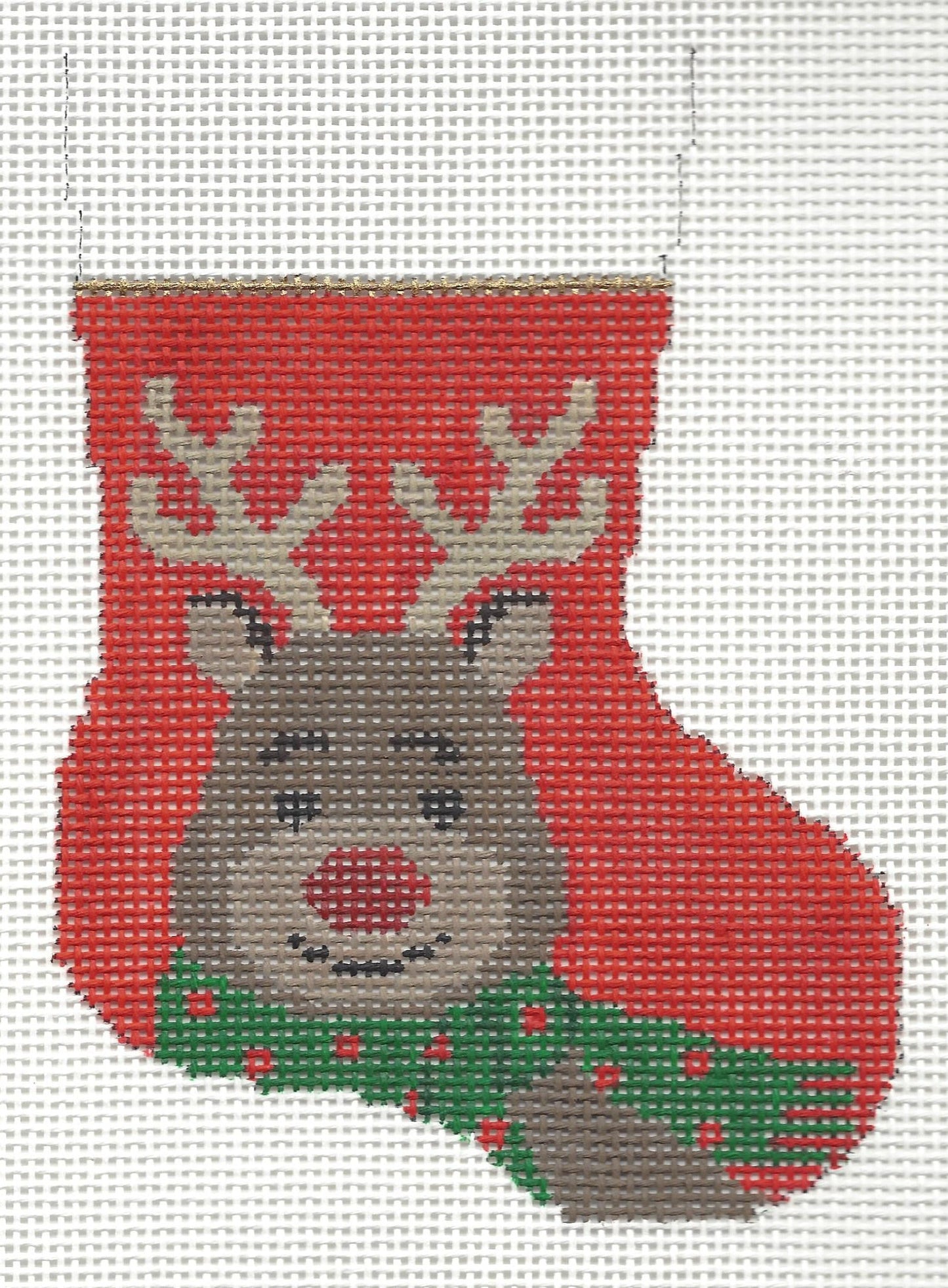 Mini Sock - Reindeer