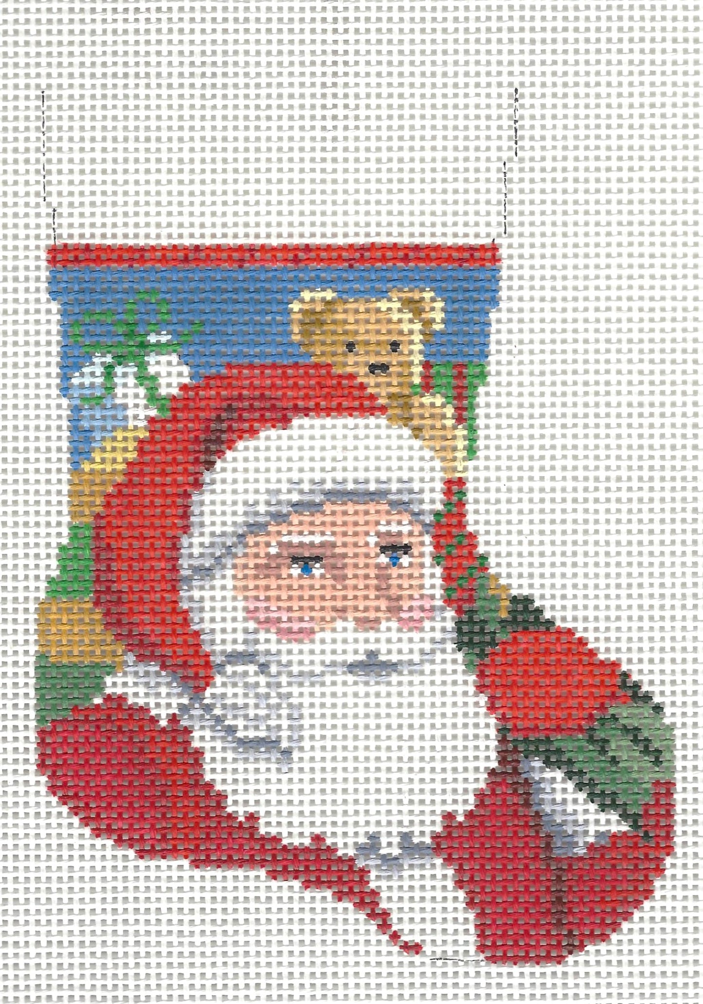 Mini Sock - Santa with Bag