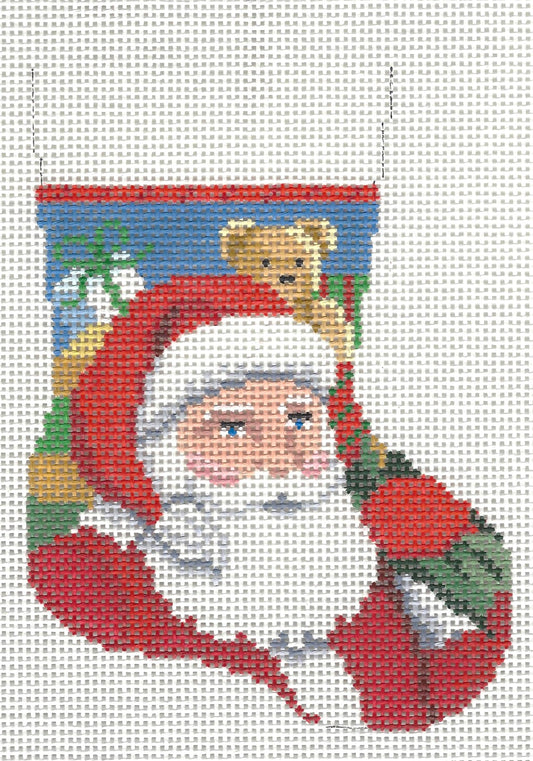 Mini Sock - Santa with Bag