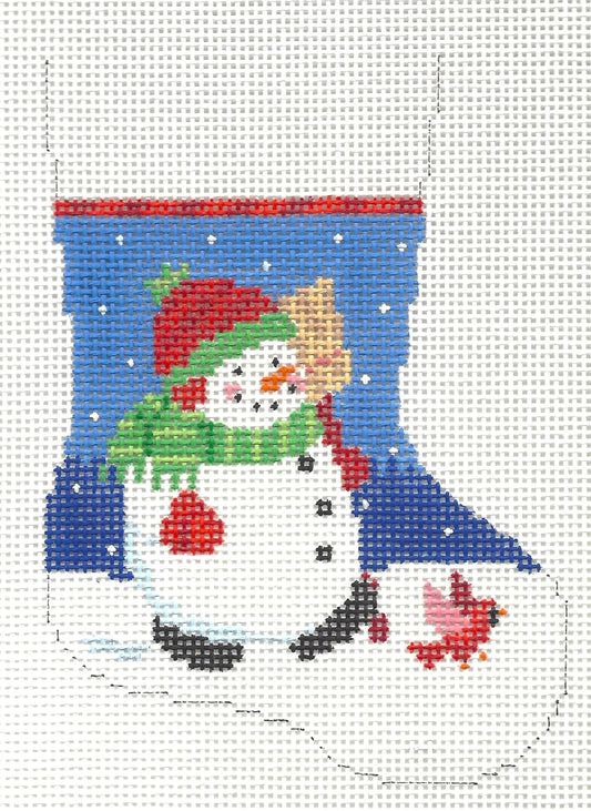 Mini Sock - Snowman