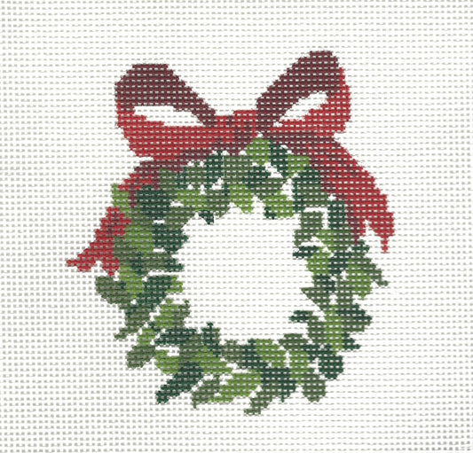 Wreath with Red Bow