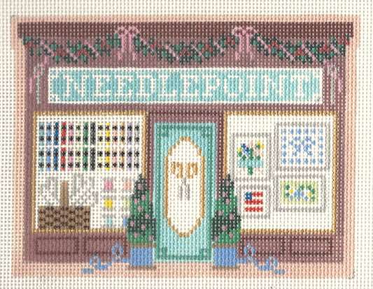 Christmas Village - Needlepoint Shop