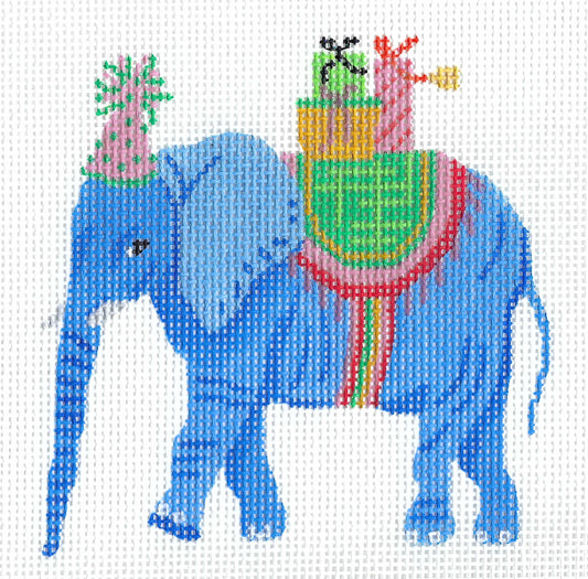 Party Animal - Elephant with Gifts & Party Hat