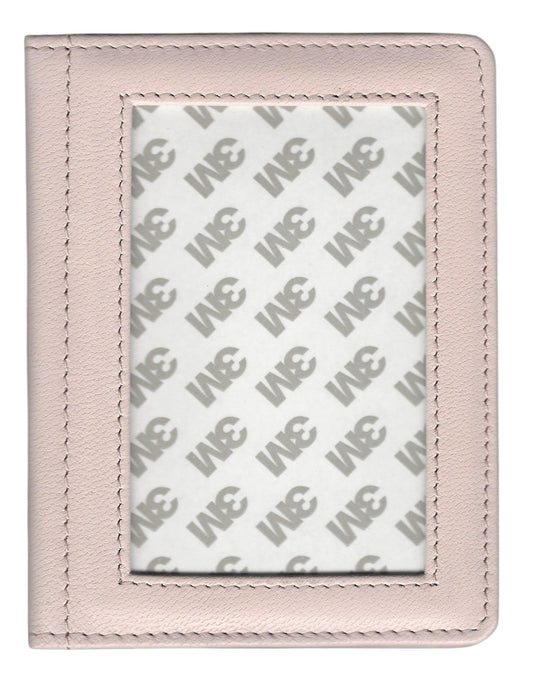 Passport Holder - Light Pink Leather