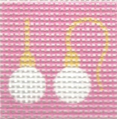 Pearl Earrings - Pink
