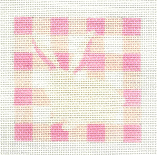 Pink Gingham Bunny