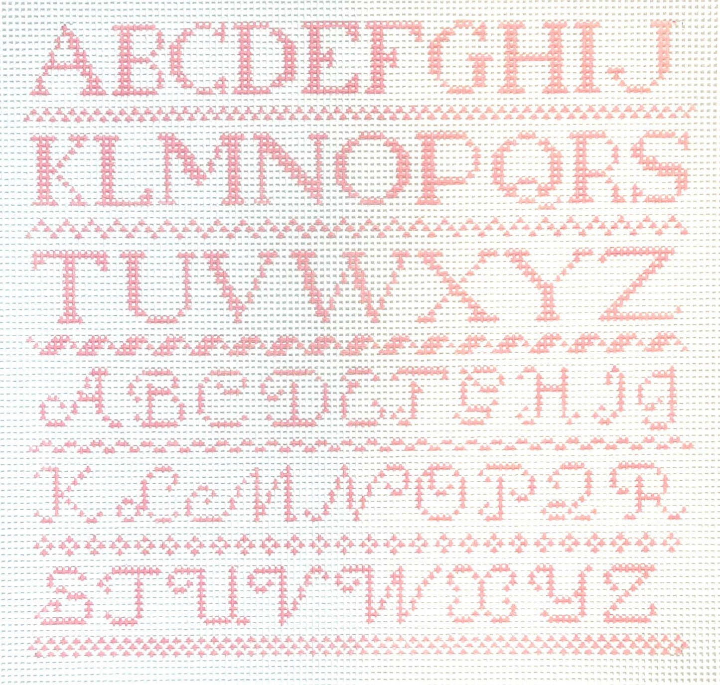 ABC Sampler Pink