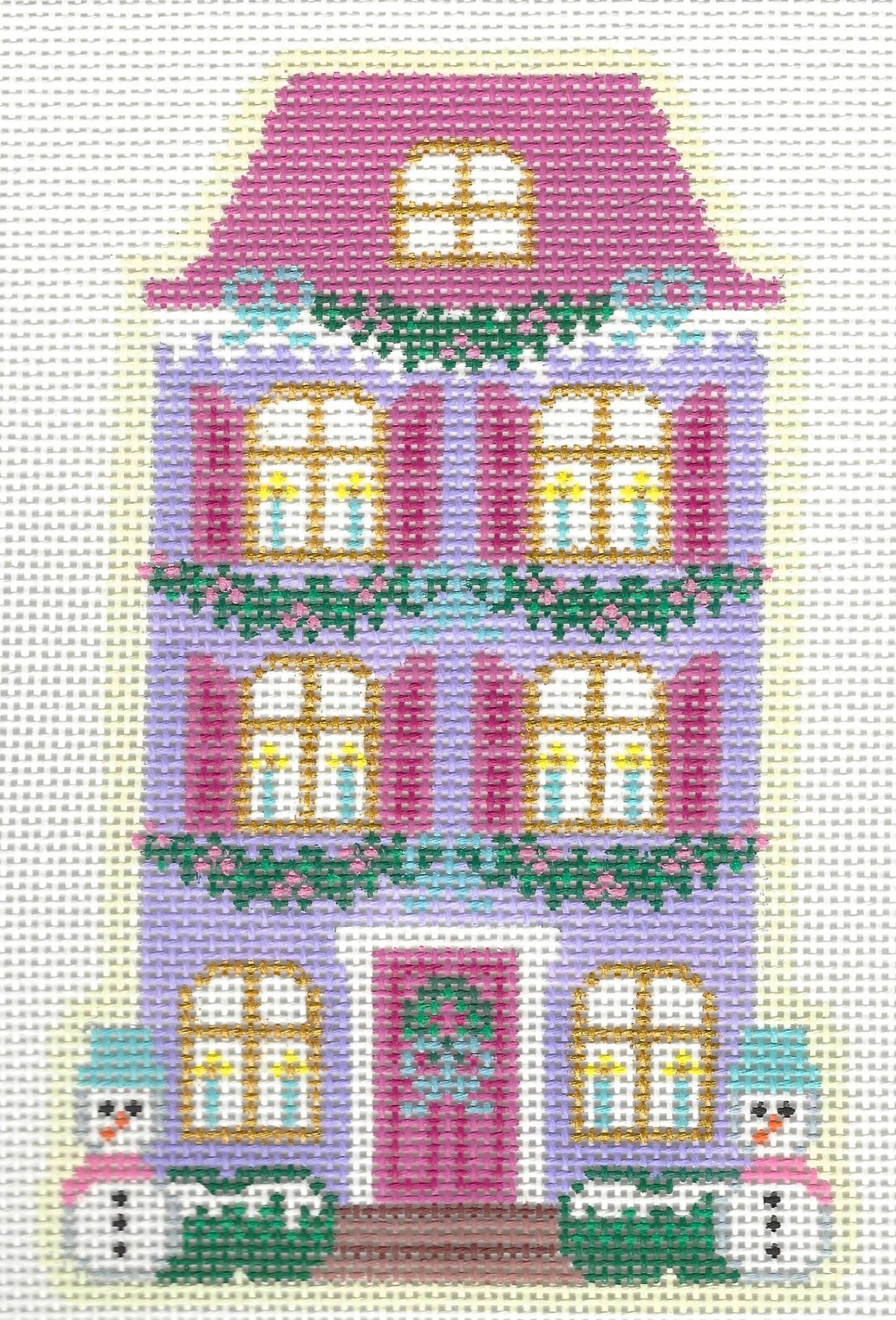 Christmas Village - Purple Row House