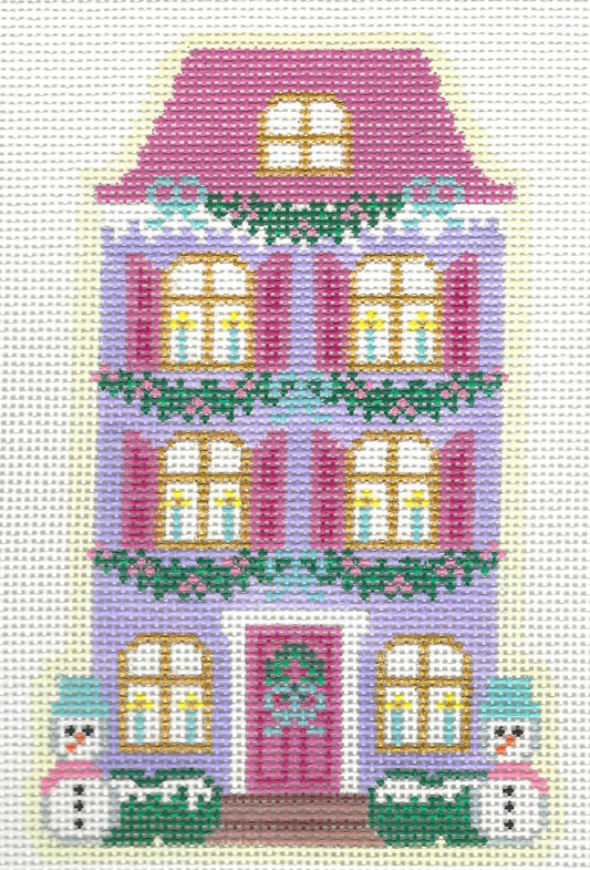 Christmas Village - Purple Row House