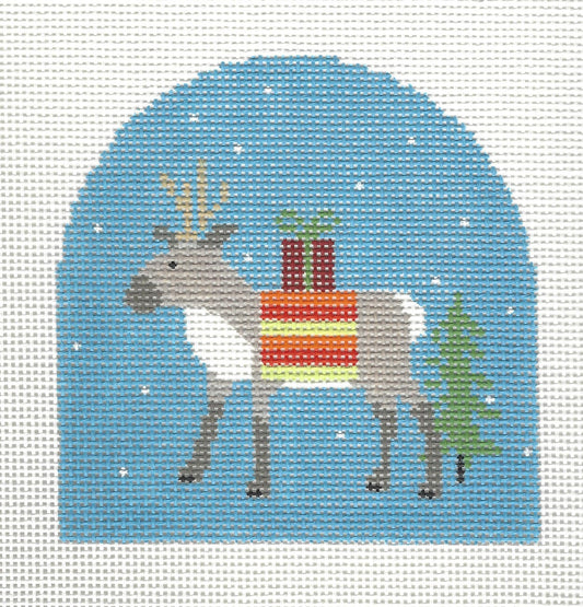 Reindeer with Red Package