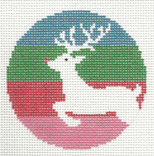 Reindeer on Stripes - 13