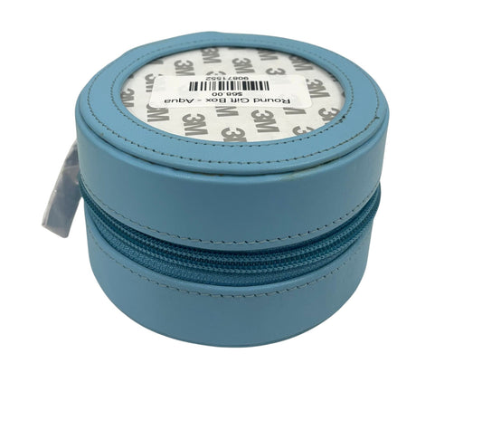 Round Gift Box - Aqua