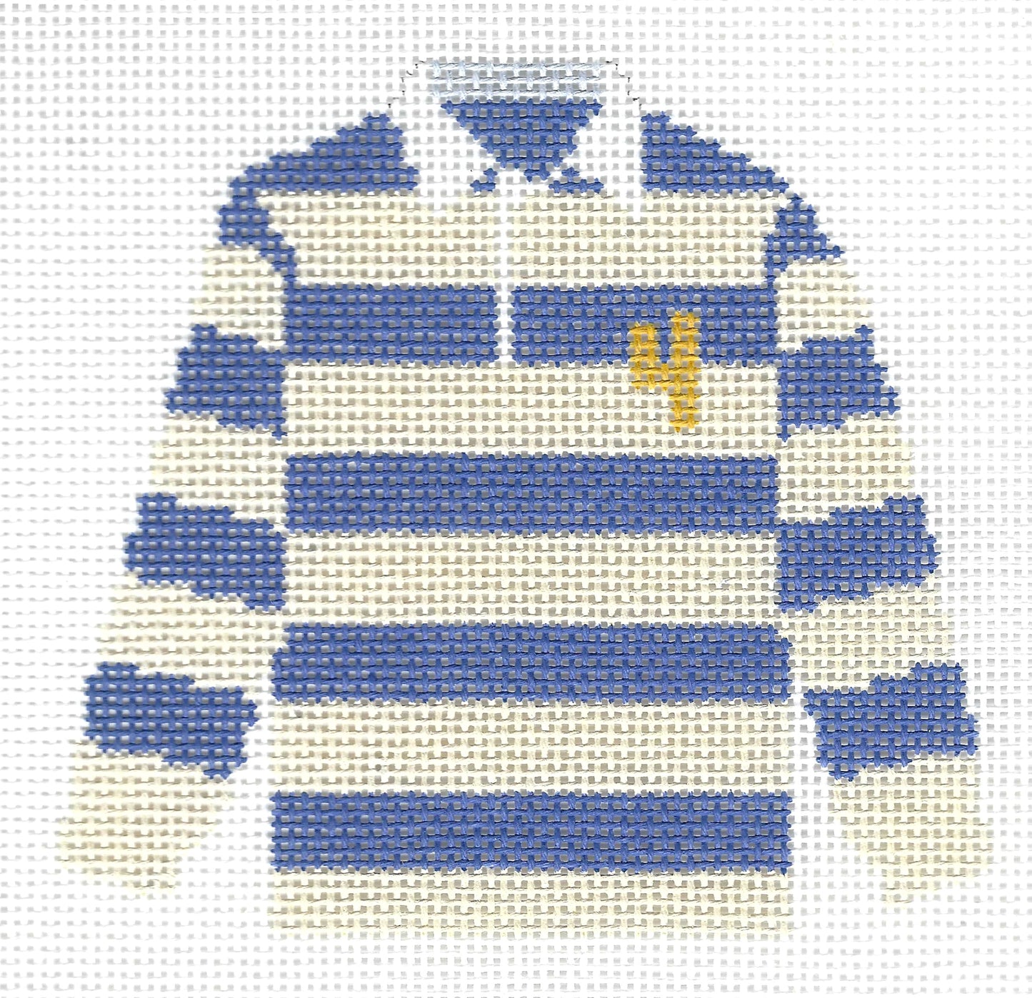 Rugby Shirt - Blue & Cream