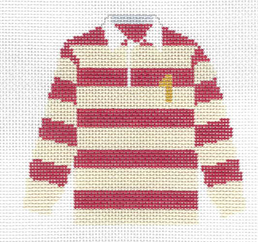 Rugby Shirt - Red & Cream