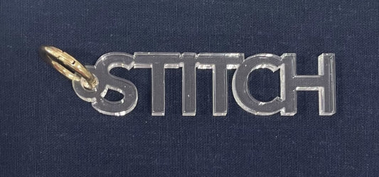STITCH acrylic key fob
