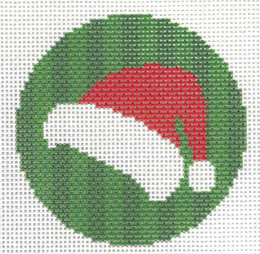 Santa Hat Round