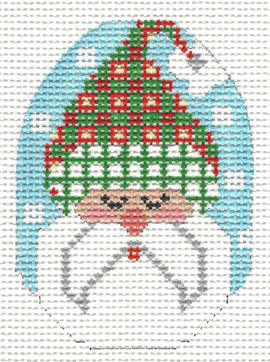 Santa Ornament - Hat with Dots