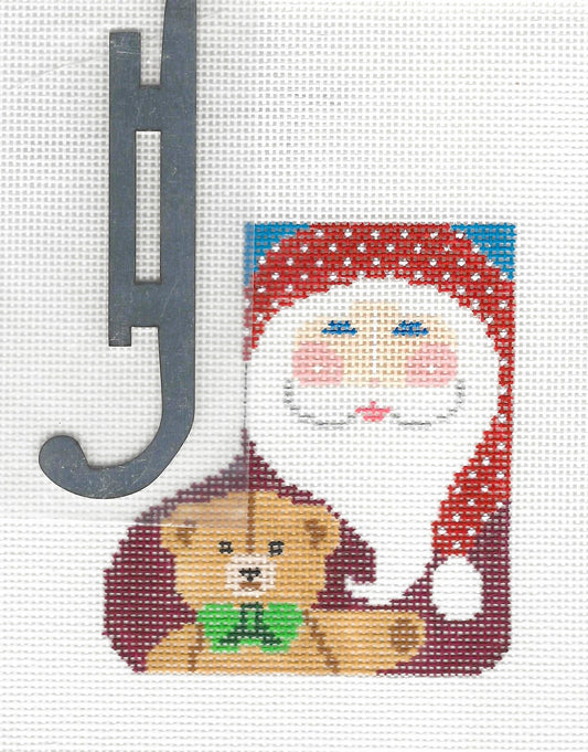 Mini Skate - Santa with Teddy Bear